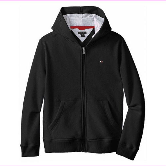 NWT Boy's  Tommy Hilfiger Sweater Hoodie Hooded Sweatshirt Navy Reg $60  S L XL
